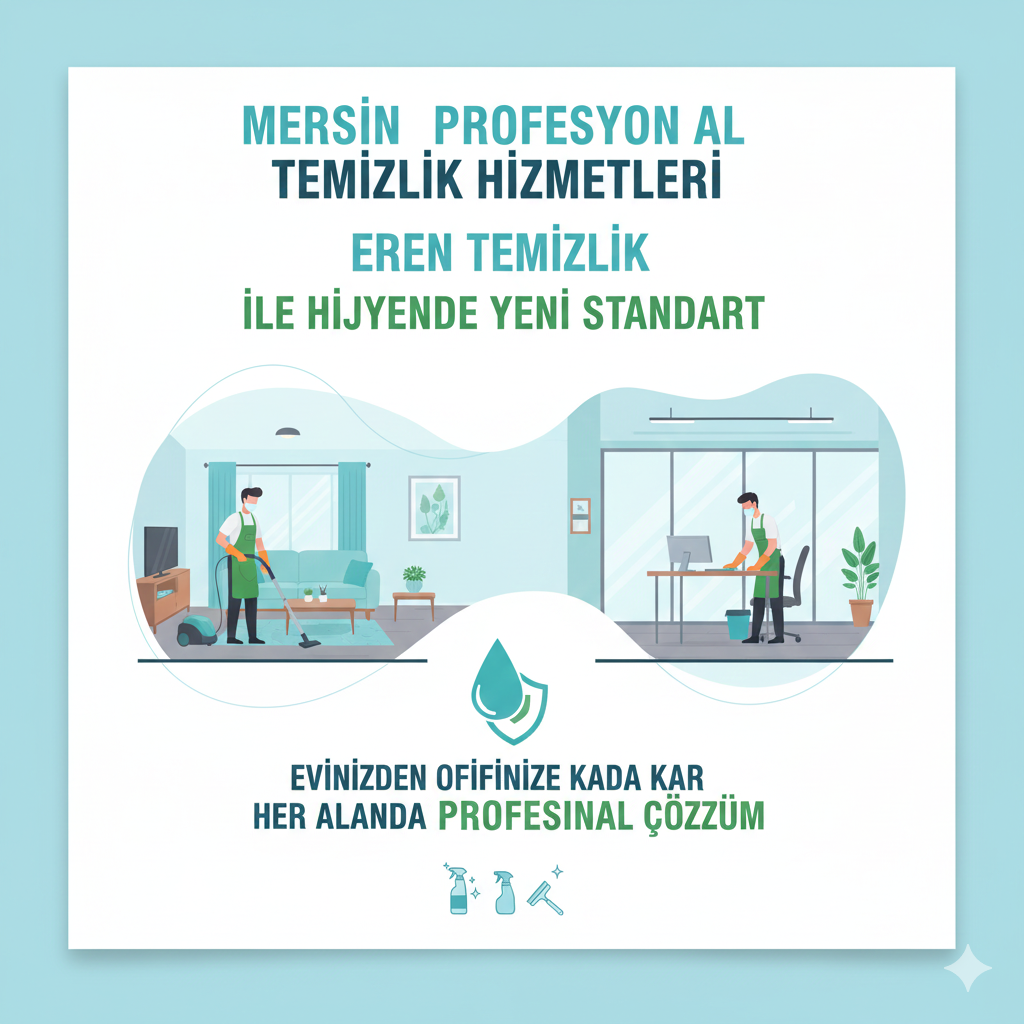 Mersin Toroslar Temizlik Firması: Eren Temizlik ile Hijyen ve Güven Standartlarıe